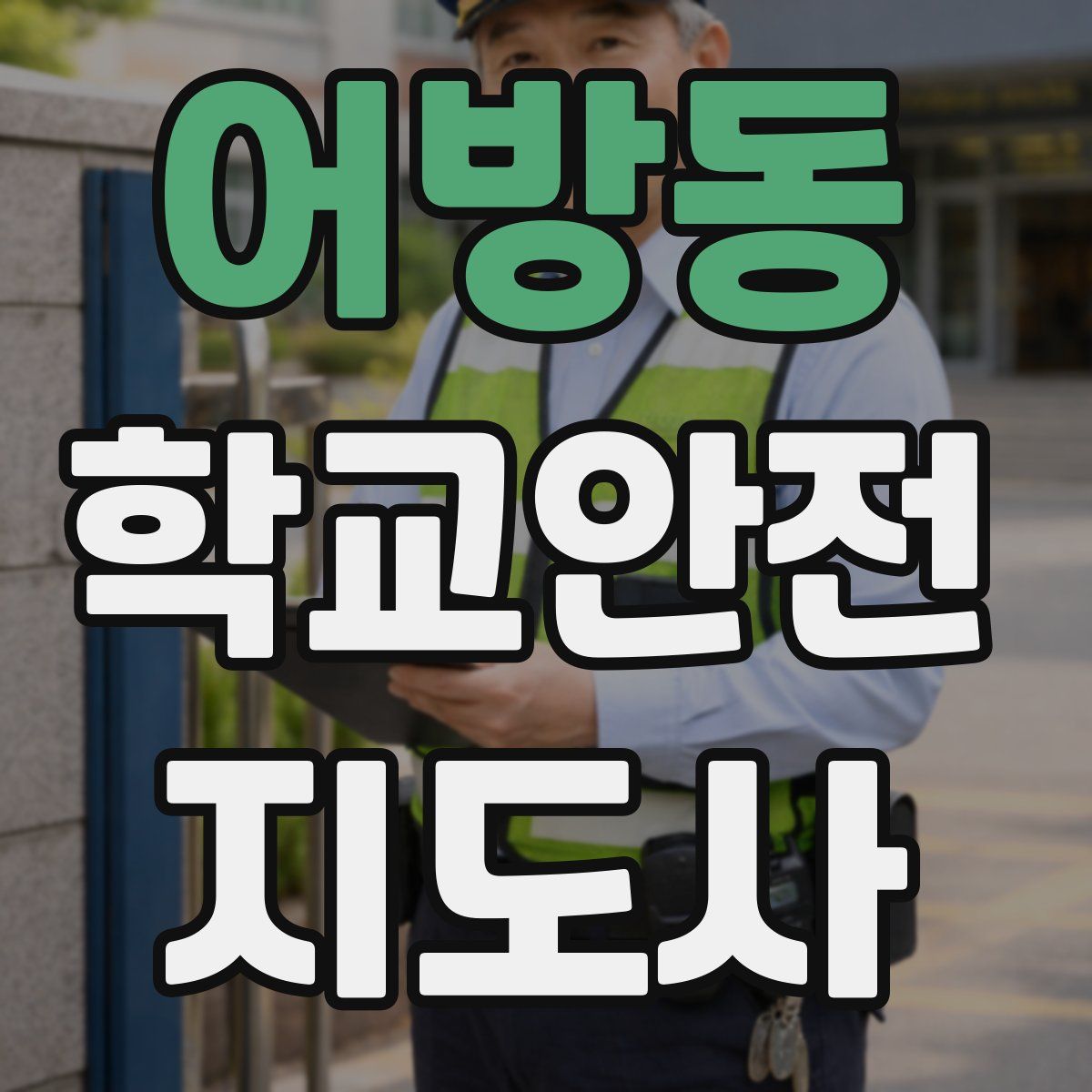 어방동 학교안전지도사 자격증