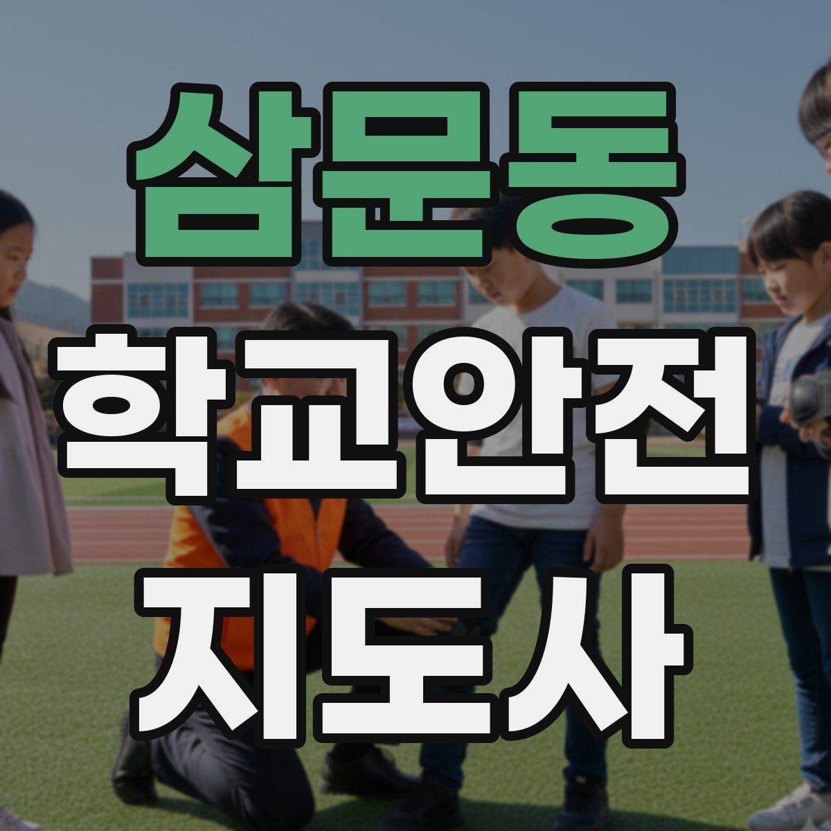 삼문동 학교안전지도사 자격증 하굣길 혼잡 시간대 운영 요령