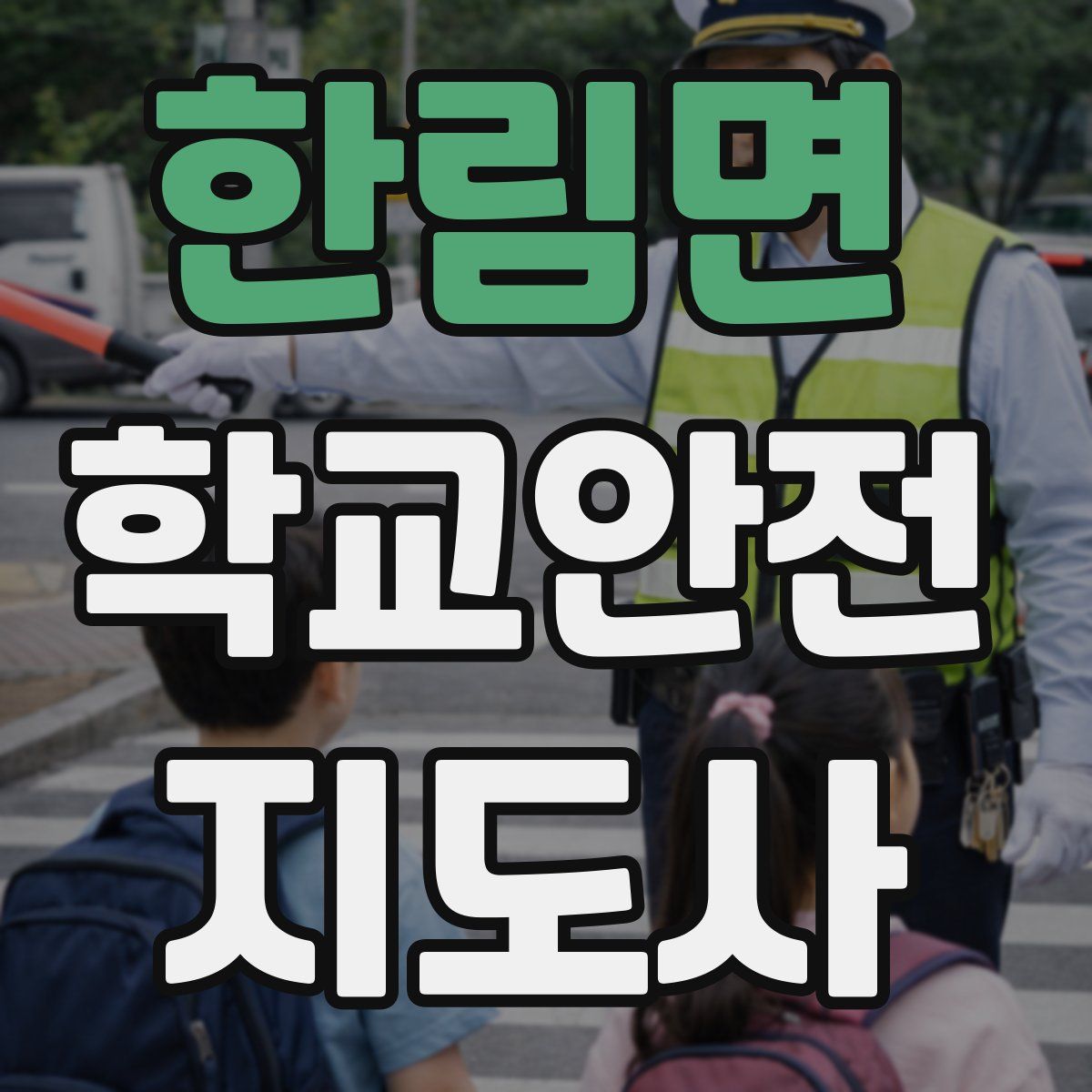 한림면 학교안전지도사 자격증