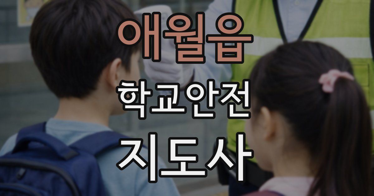 애월읍 학교안전지도사 자격증