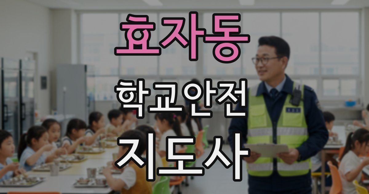 효자동 학교안전지도사 자격증