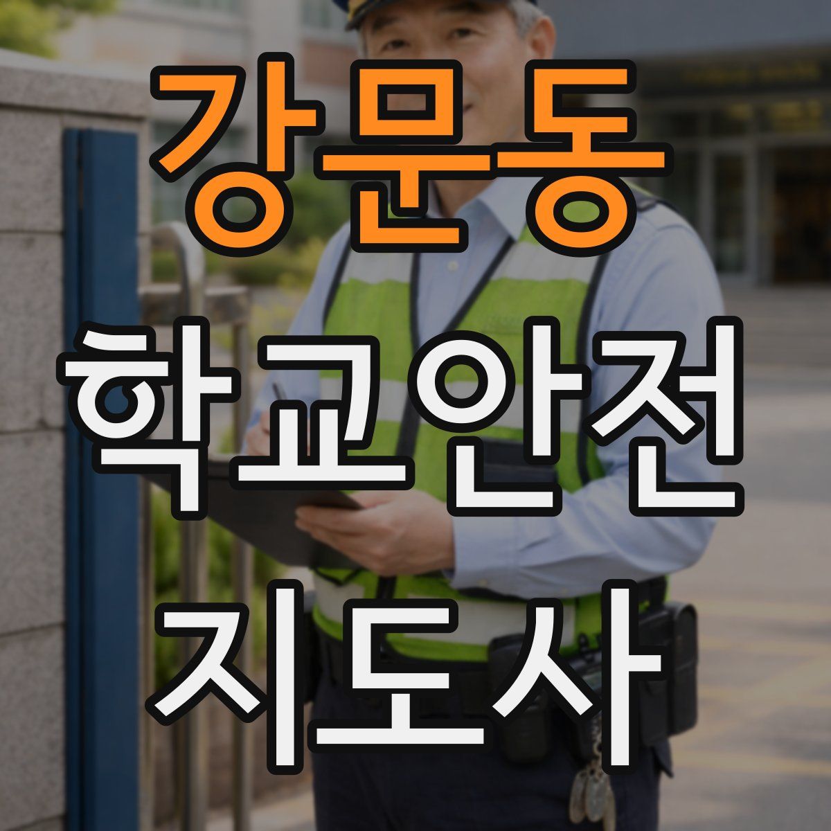 강문동 학교안전지도사 자격증