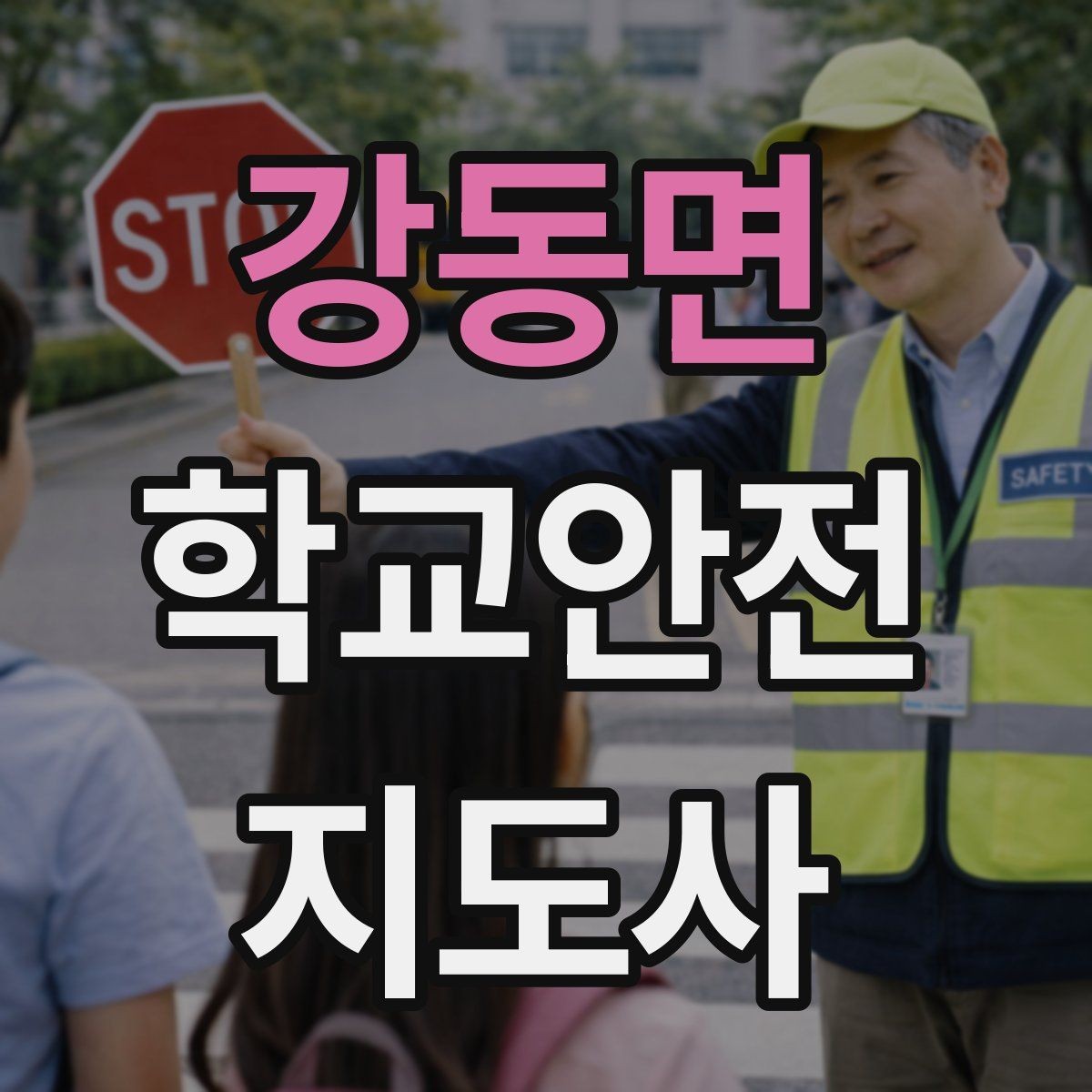강동면 학교안전지도사 자격증 우천 강설 시 등하교 안전 운영
