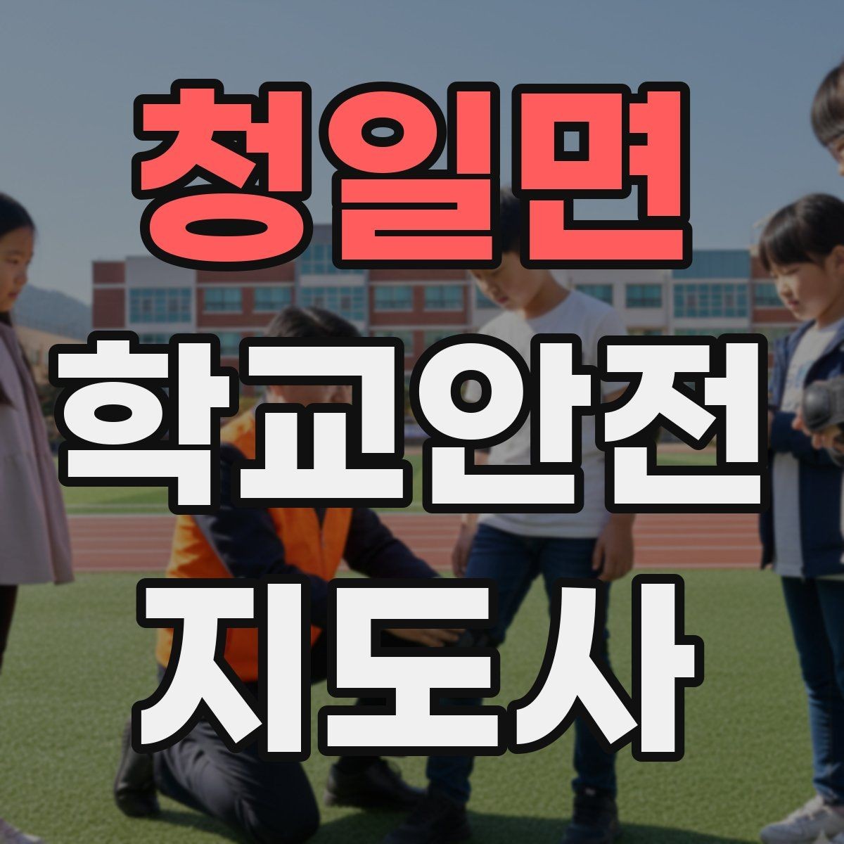 청일면 학교안전지도사 자격증 창문 난간 안전 점검 체크리스트