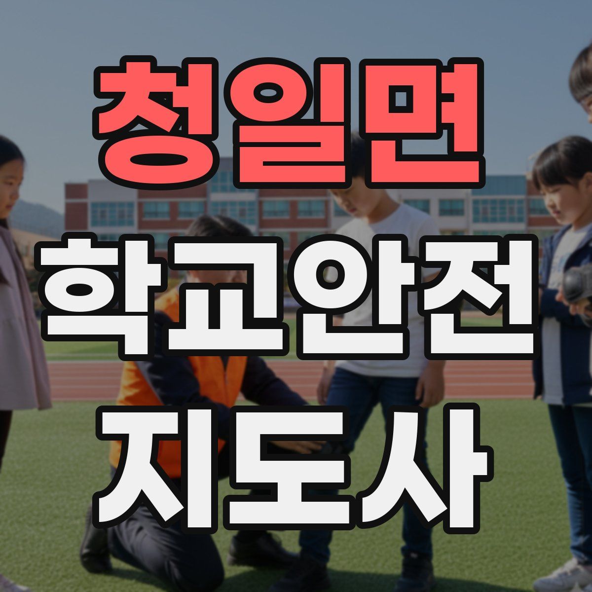 청일면 학교안전지도사 자격증