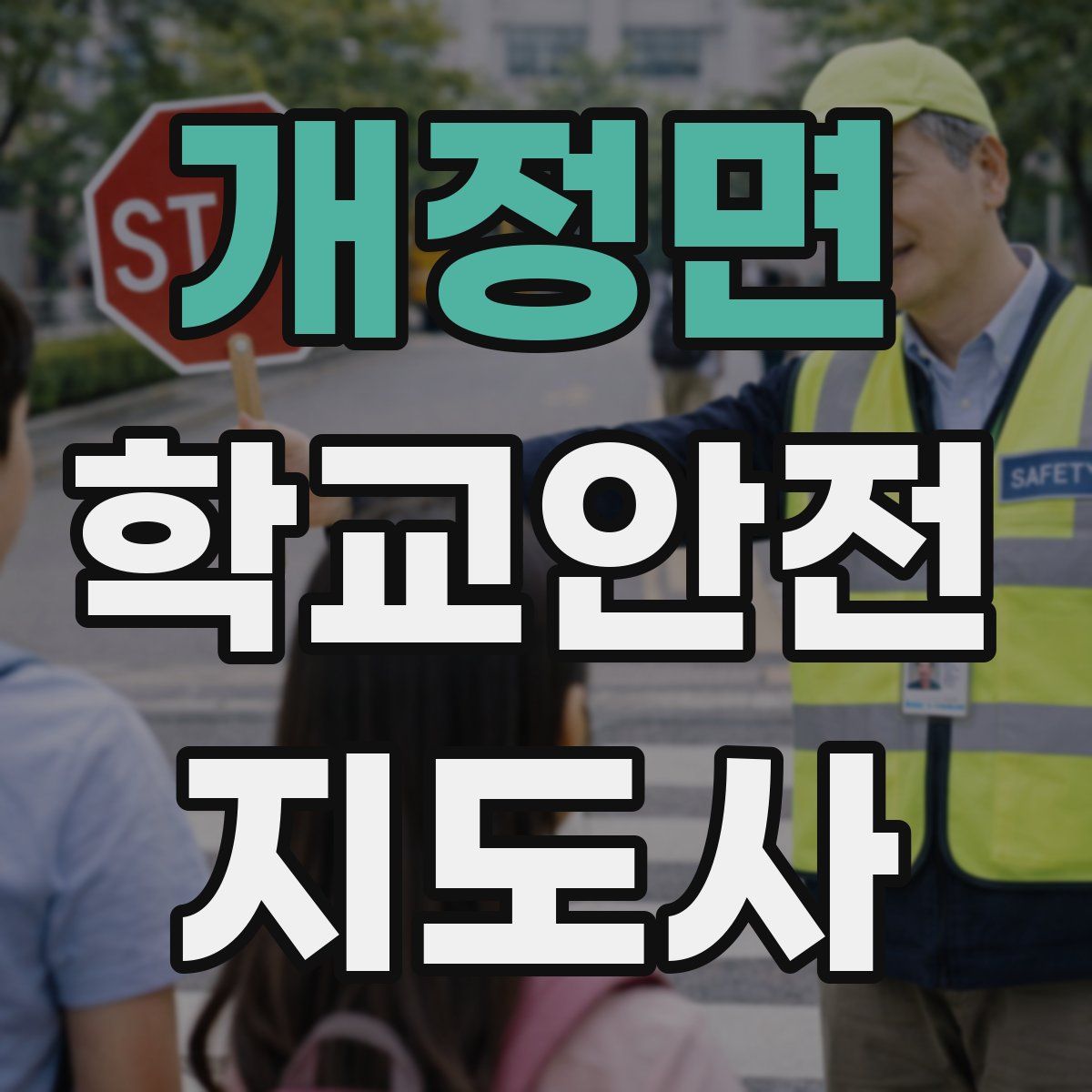 개정면 학교안전지도사 자격증