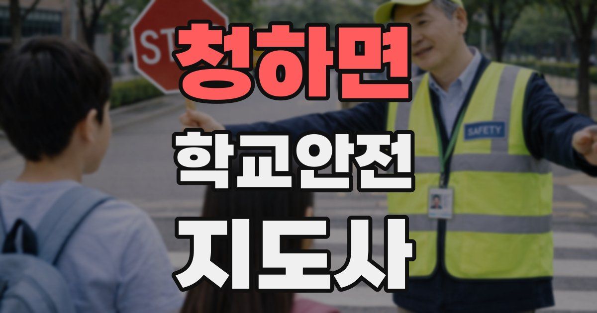 청하면 학교안전지도사 자격증