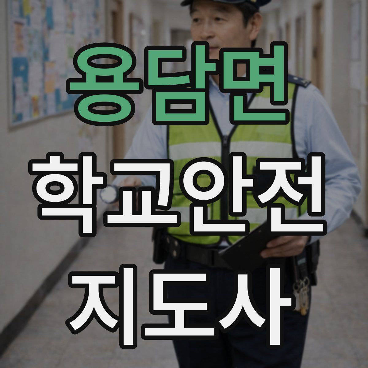 용담면 학교안전지도사 자격증