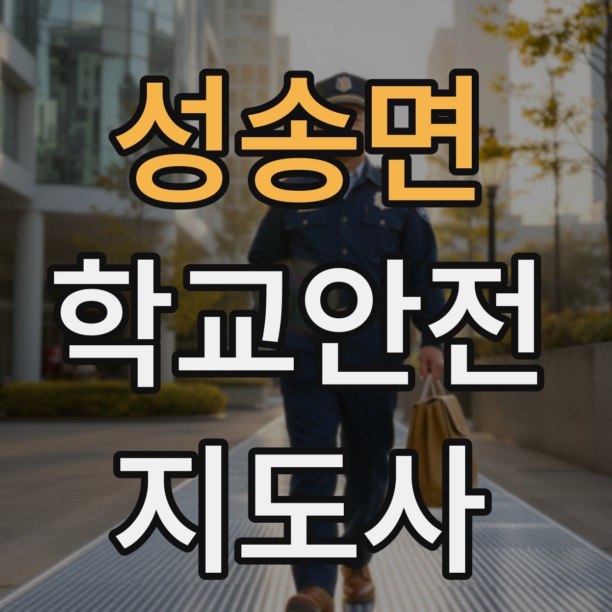 성송면 학교안전지도사 자격증