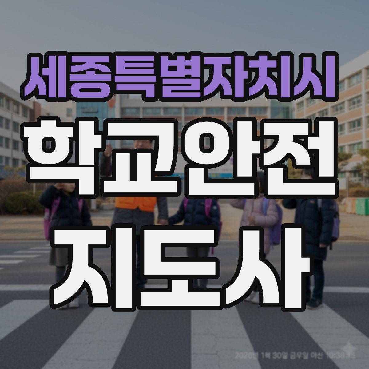 세종특별자치시 학교안전지도사 자격증