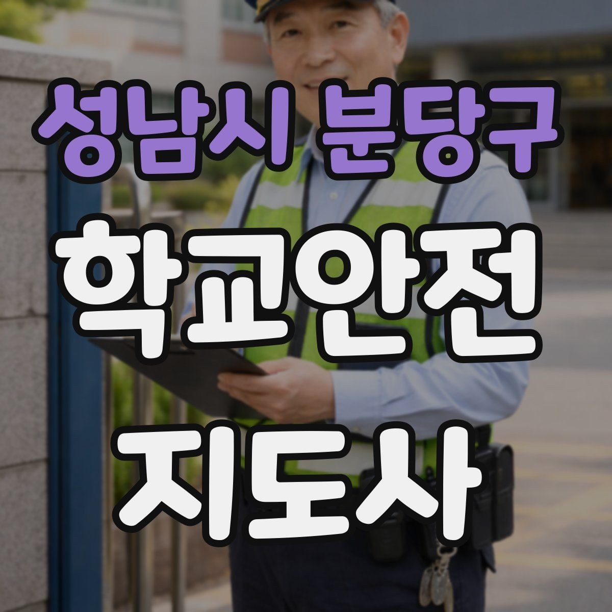 성남시 분당구 학교안전지도사 자격증 호루라기 수신호 사용 시 유의할 점