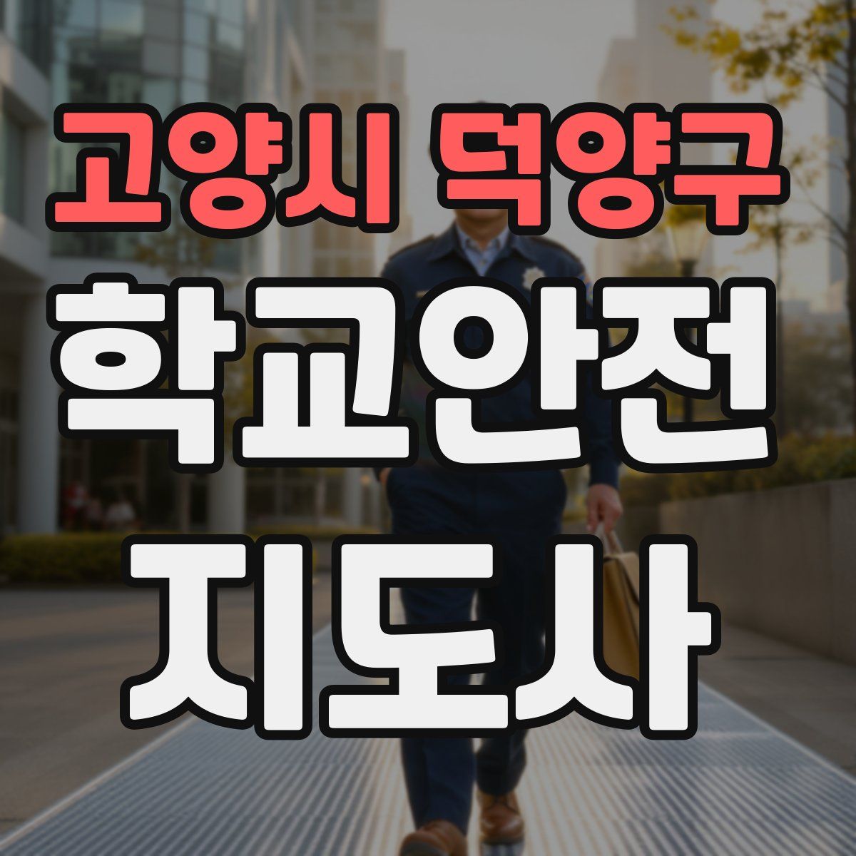 고양시 덕양구 학교안전지도사 자격증