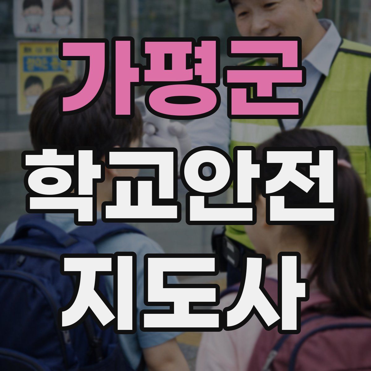 가평군 학교안전지도사 자격증