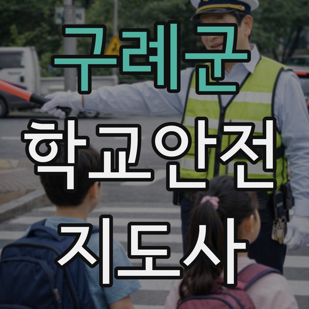 구례군 학교안전지도사 자격증