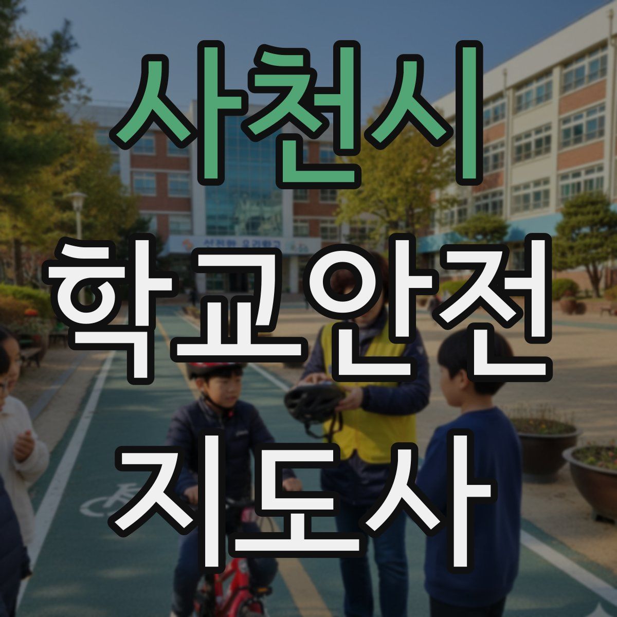 사천시 학교안전지도사 자격증
