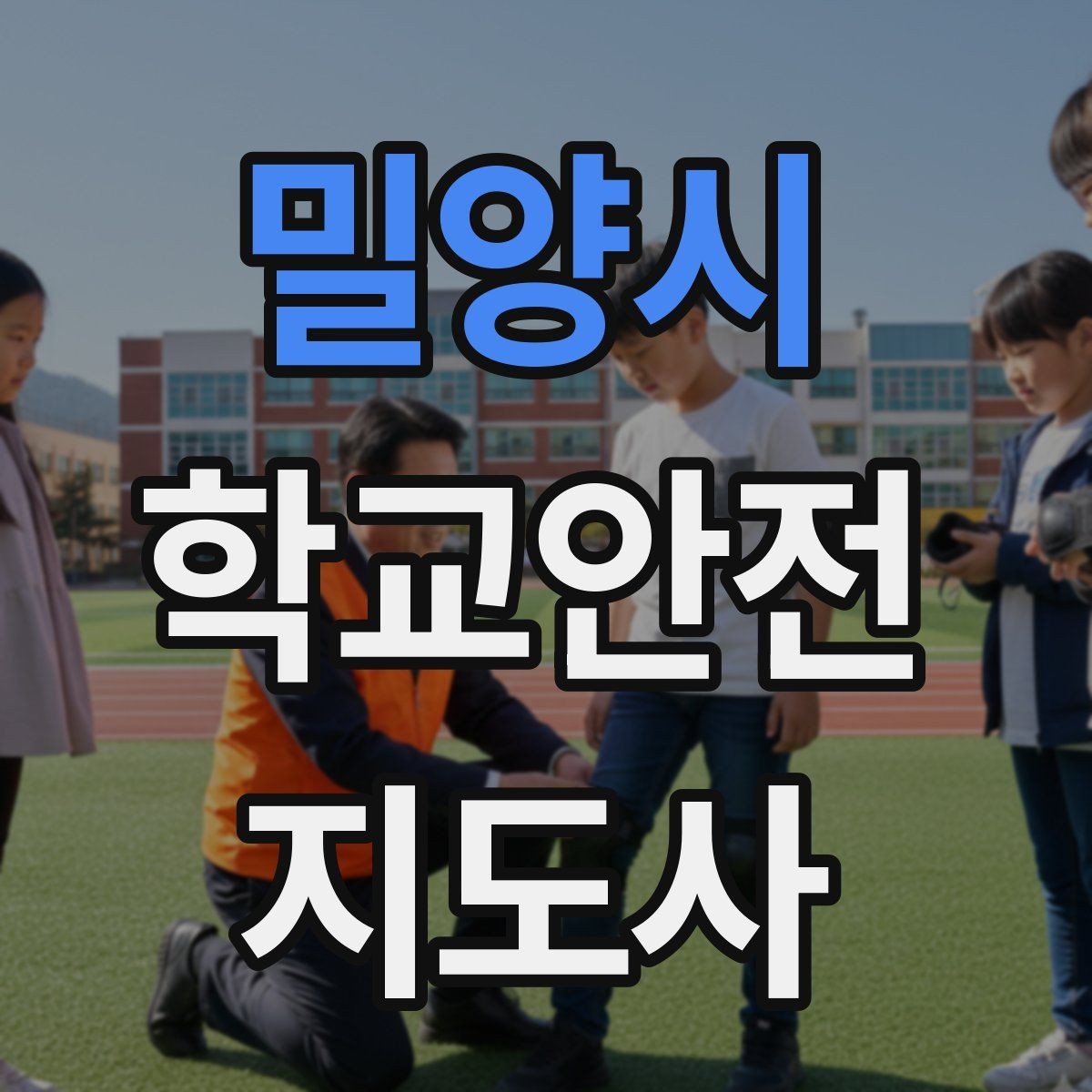 밀양시 학교안전지도사 자격증 스쿨존 캠페인 문구를 정하는 기준