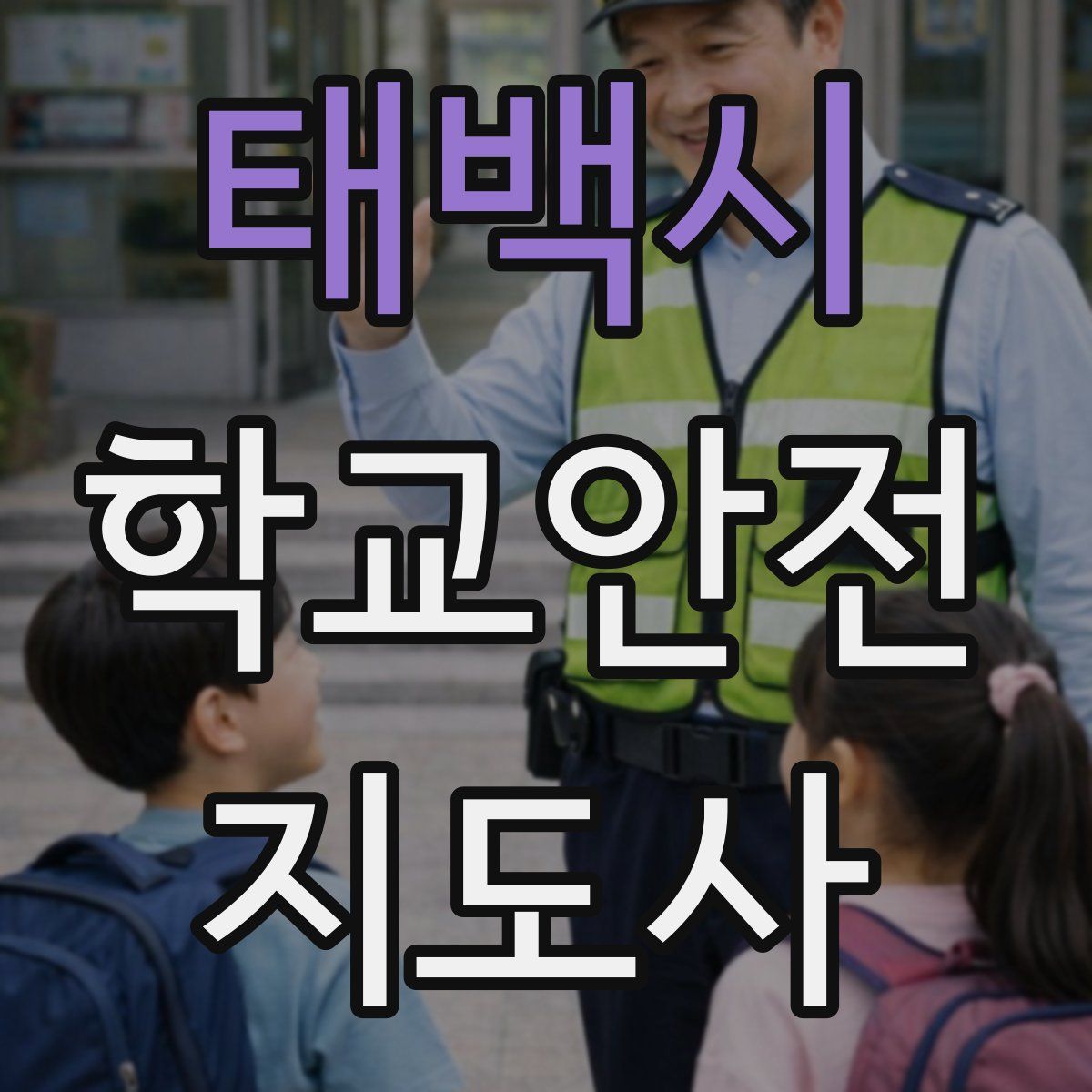 태백시 학교안전지도사 자격증