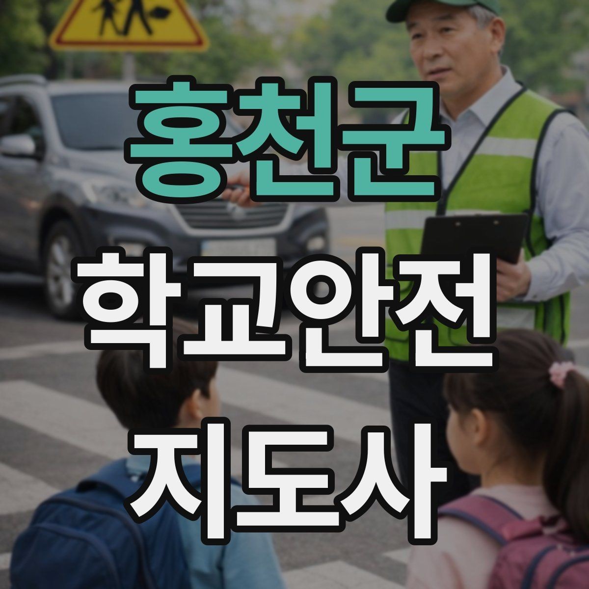 홍천군 학교안전지도사 자격증 통학버스 학원차량 승하차 안전 지도
