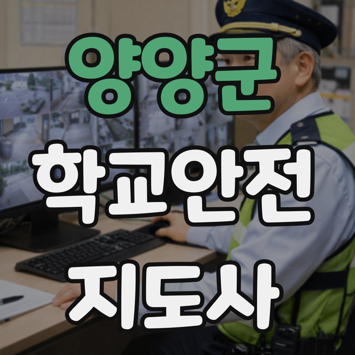 양양군 학교안전지도사 자격증