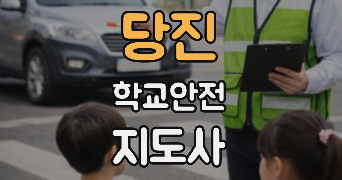 당진 학교안전지도사 자격증