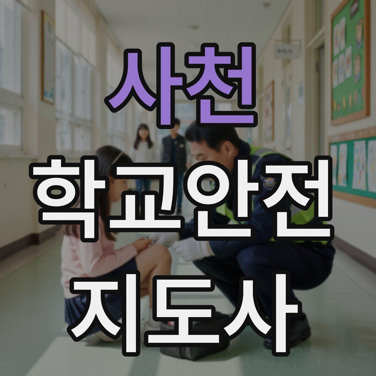 사천 학교안전지도사 자격증 복도 뛰기 사고를 줄이는 현실적인 지도법