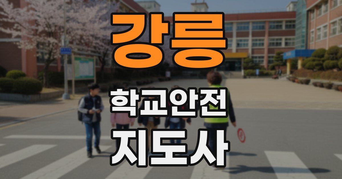 강릉 학교안전지도사 자격증