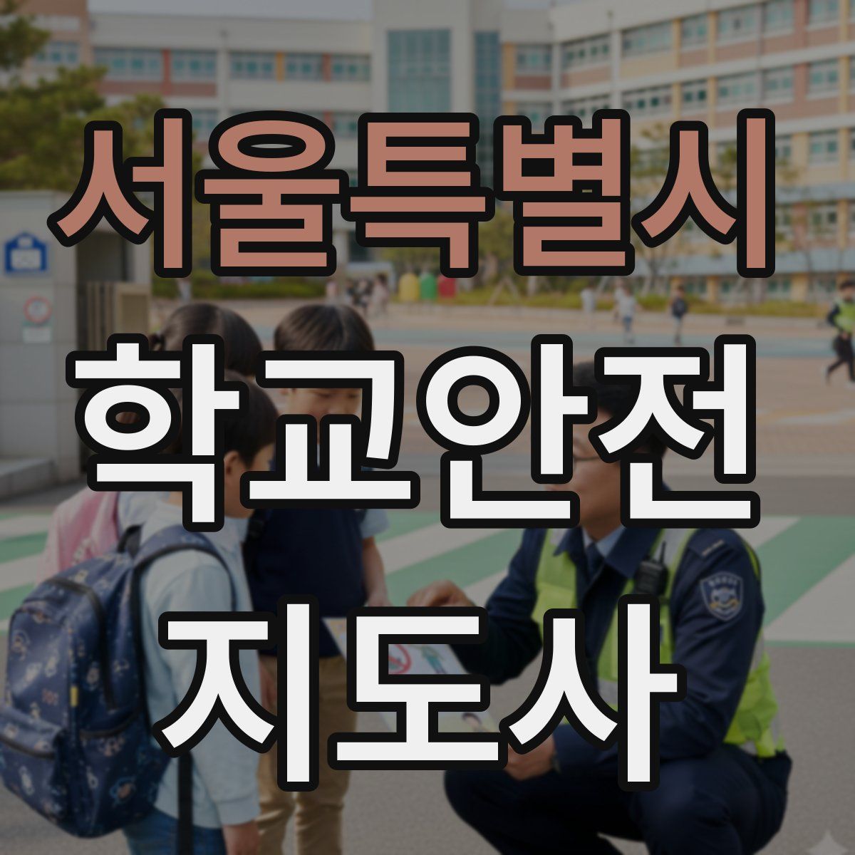서울특별시 학교안전지도사 자격증