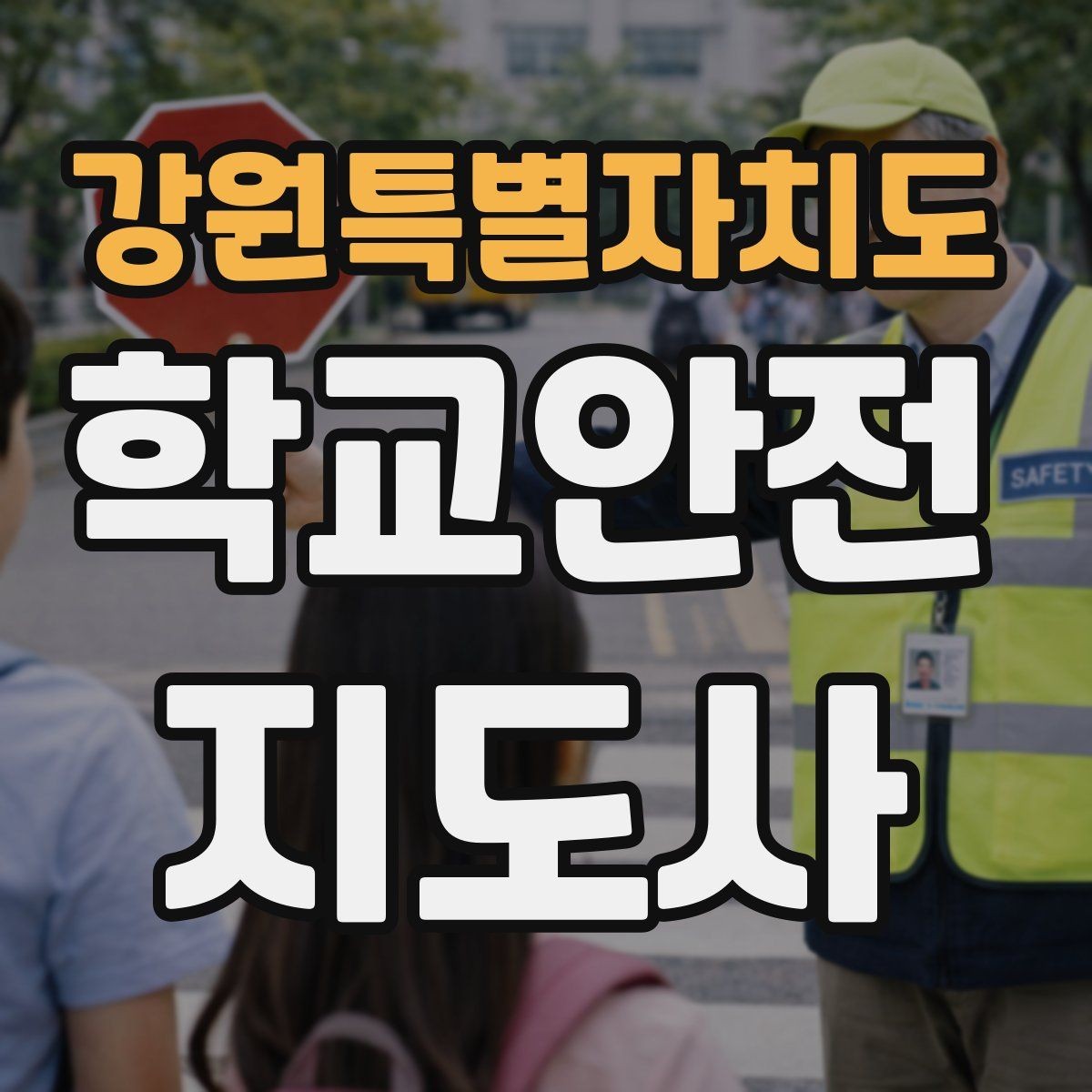 강원특별자치도 학교안전지도사 자격증 학교 현장 안전을 돕는 실전 가이드
