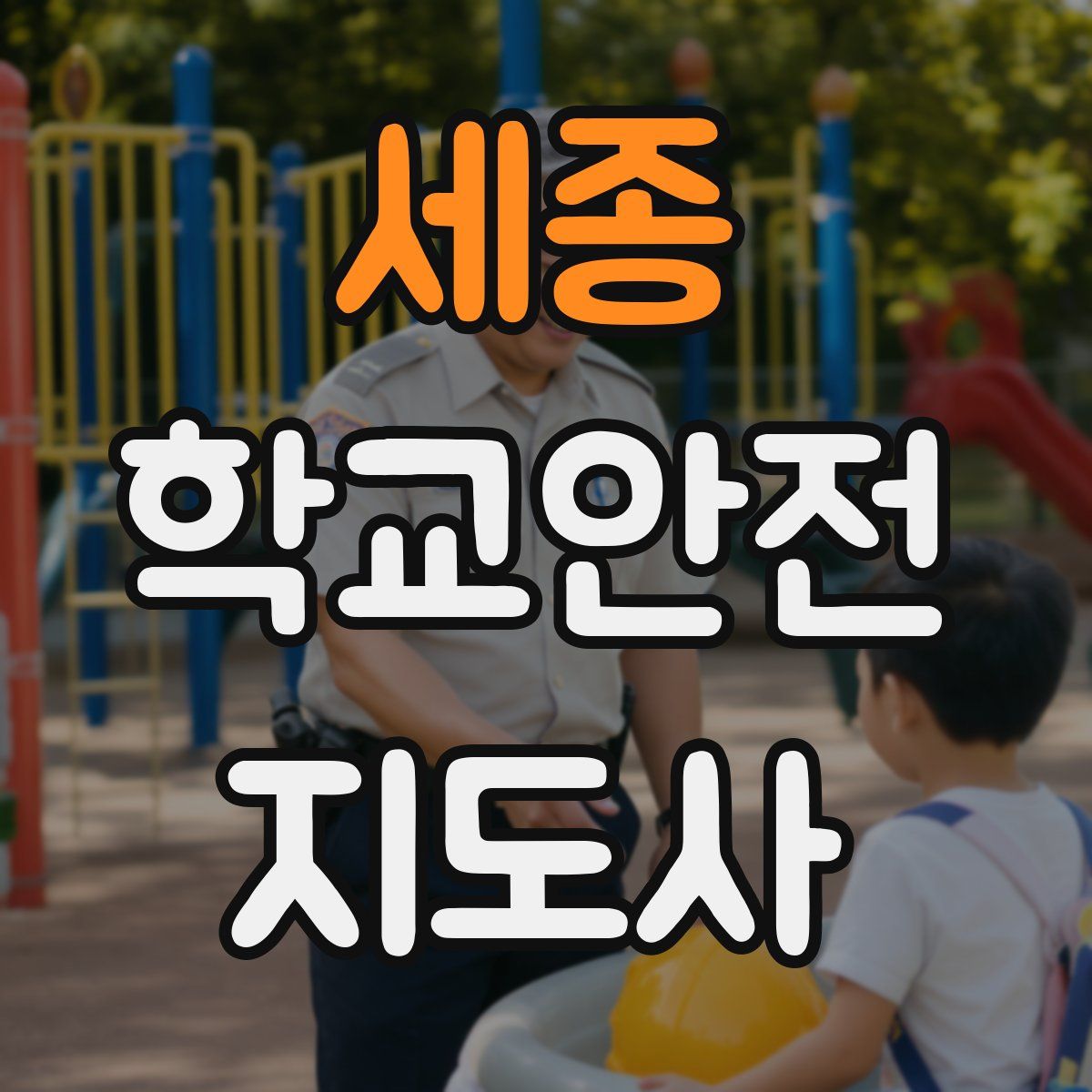 세종 학교안전지도사 자격증