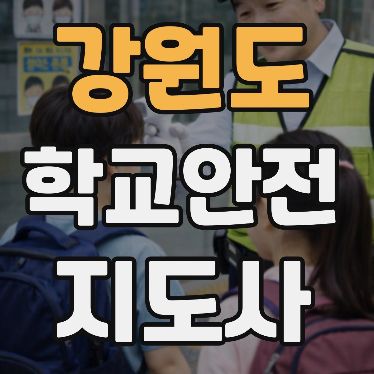 강원도 학교안전지도사 자격증