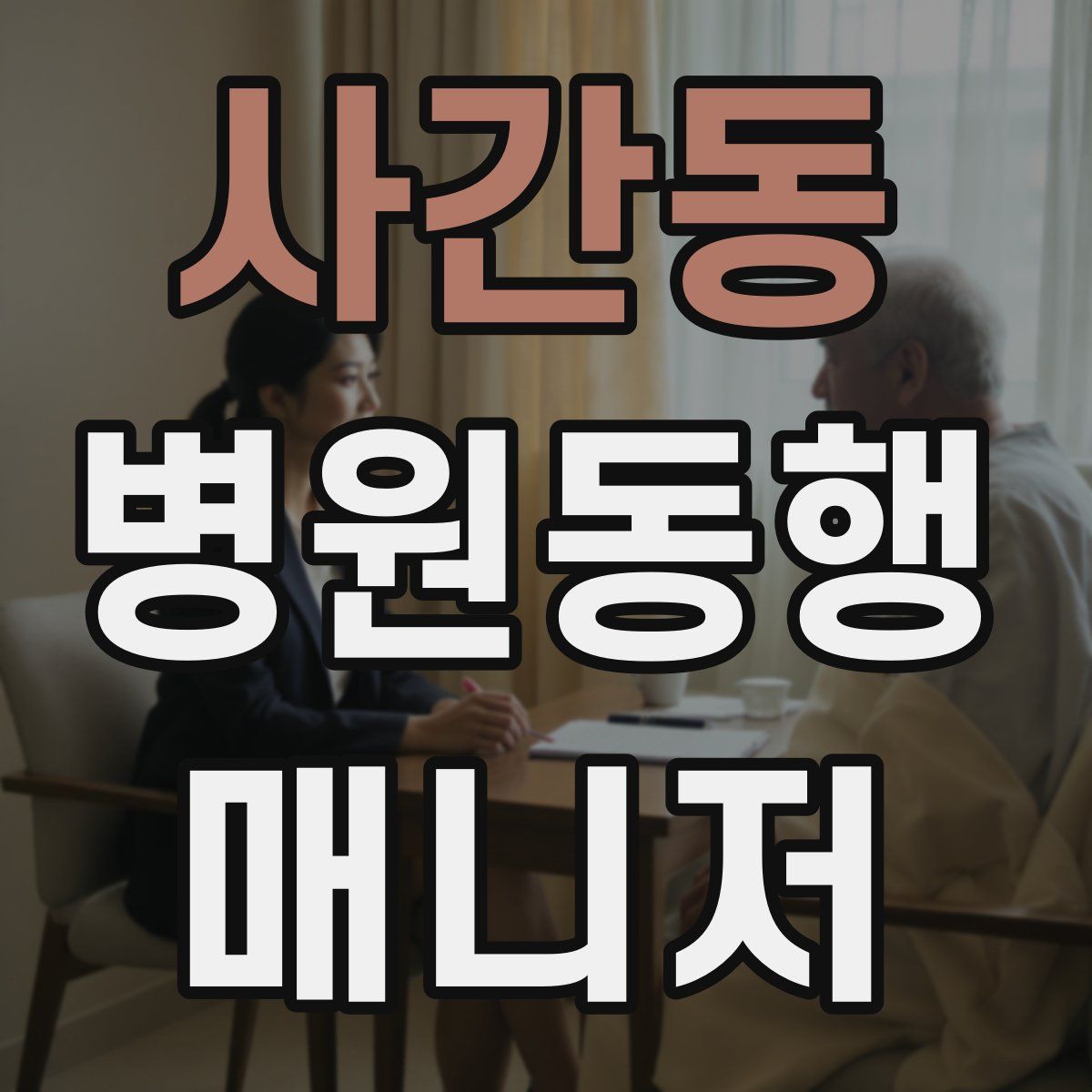 사간동 병원동행매니저 자격증