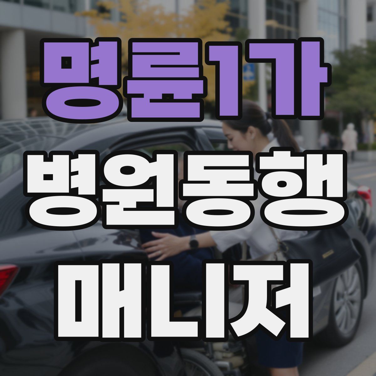 명륜1가 병원동행매니저 자격증