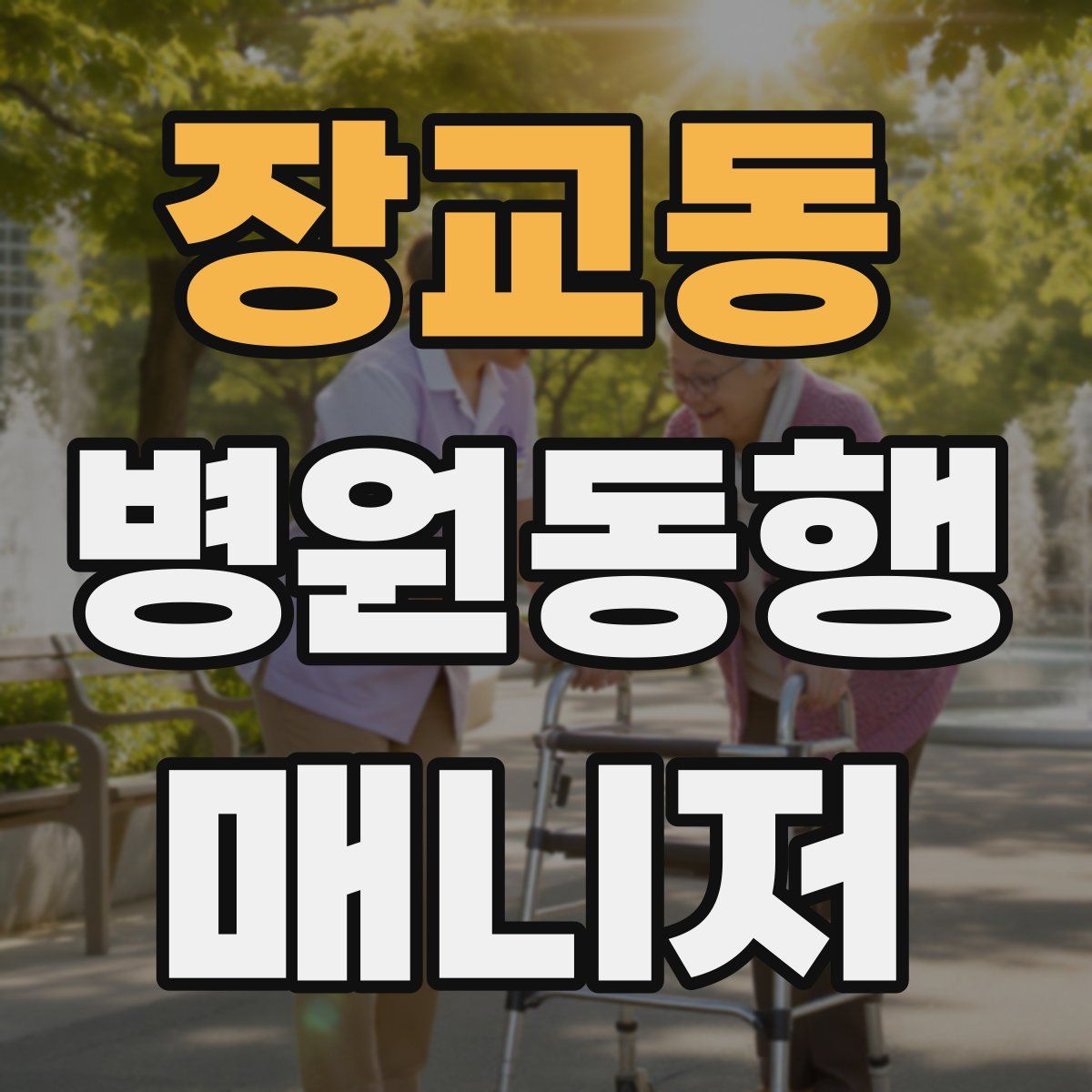 장교동 병원동행매니저 자격증