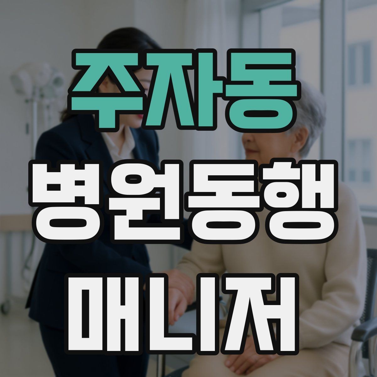 주자동 병원동행매니저 자격증 한 번에 이해하는 동행업무 핵심 정리