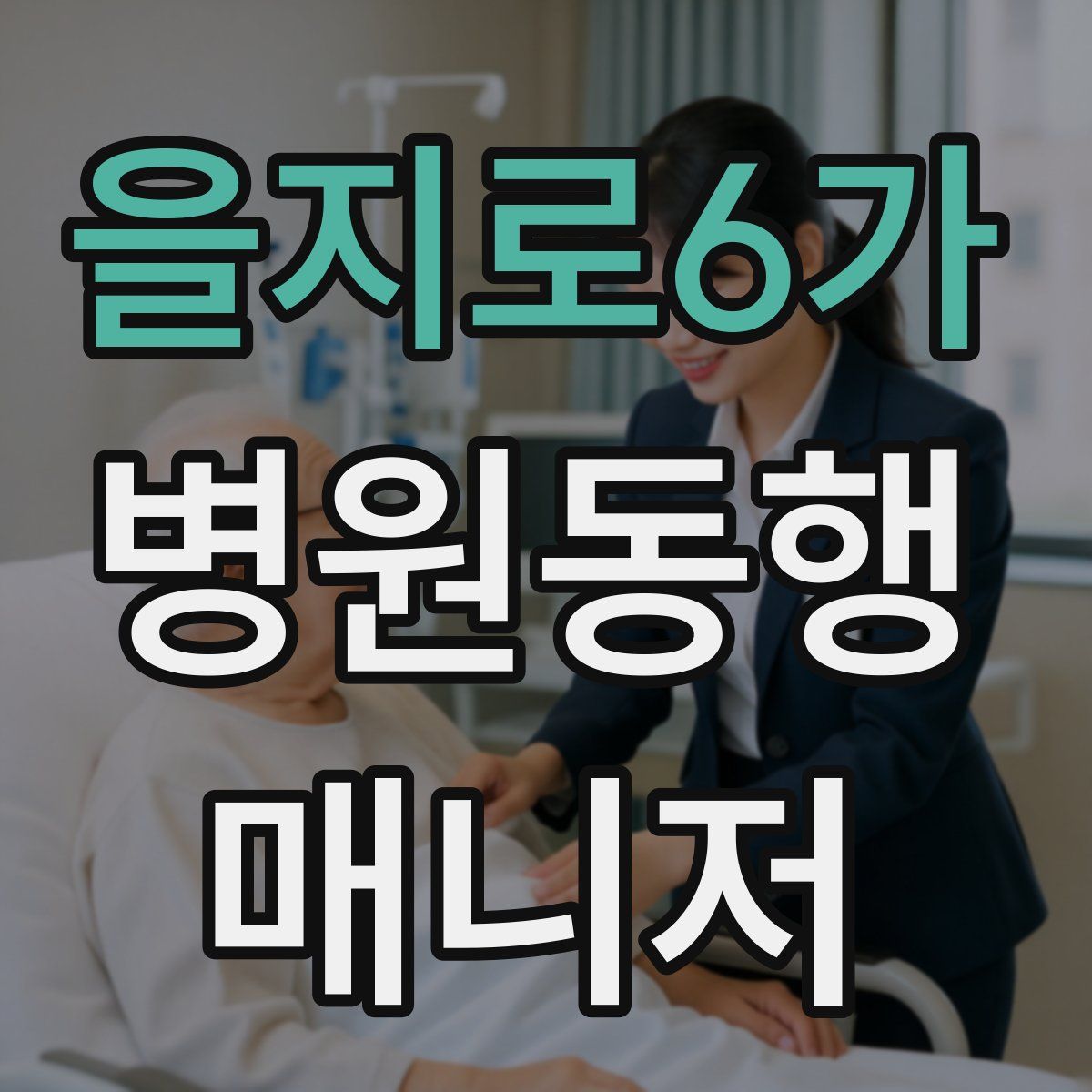 을지로6가 병원동행매니저 자격증