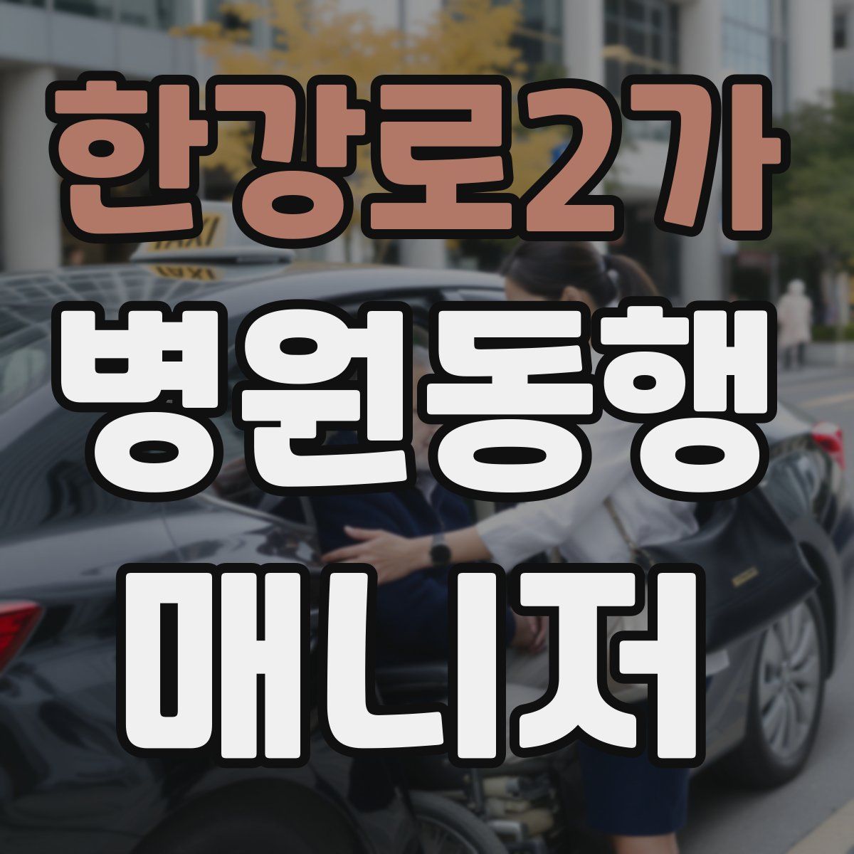 한강로2가 병원동행매니저 자격증