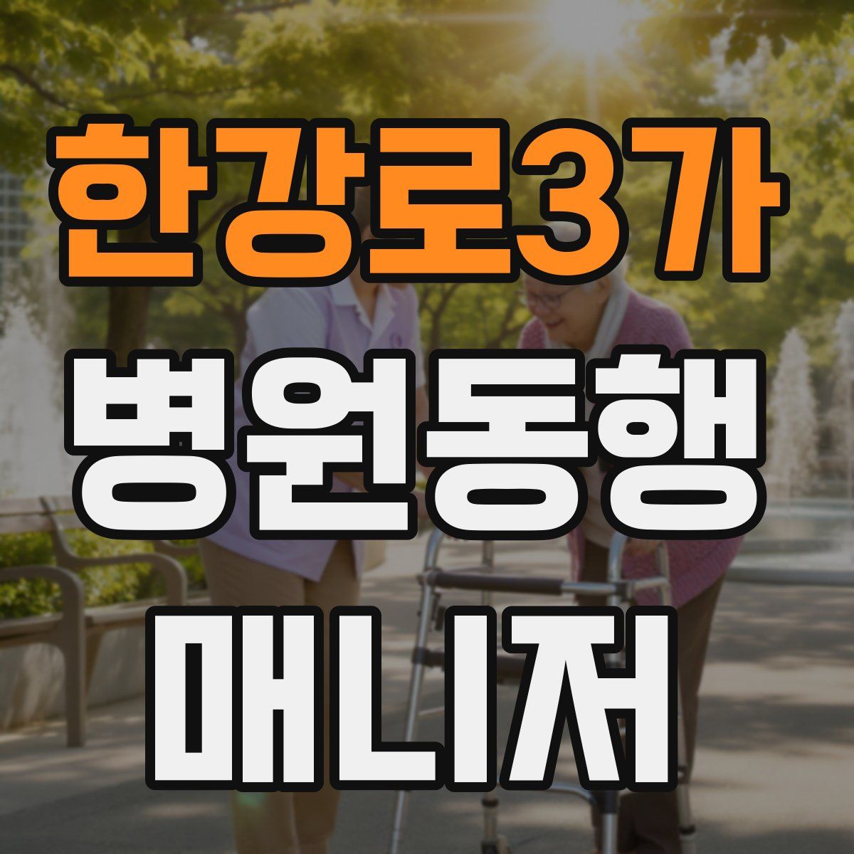 한강로3가 병원동행매니저 자격증