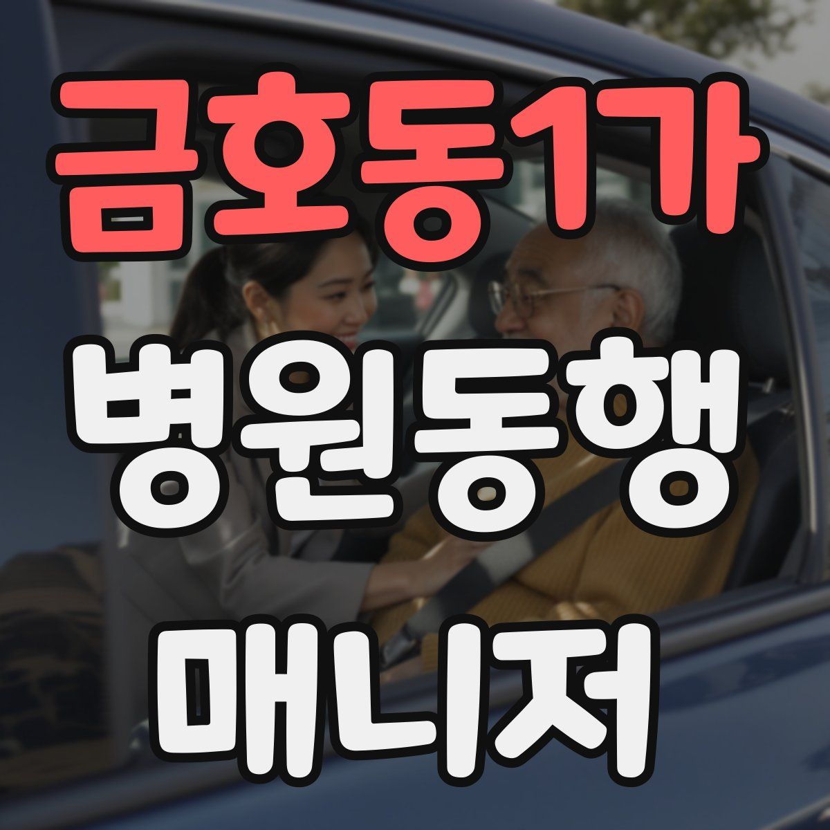 금호동1가 병원동행매니저 자격증