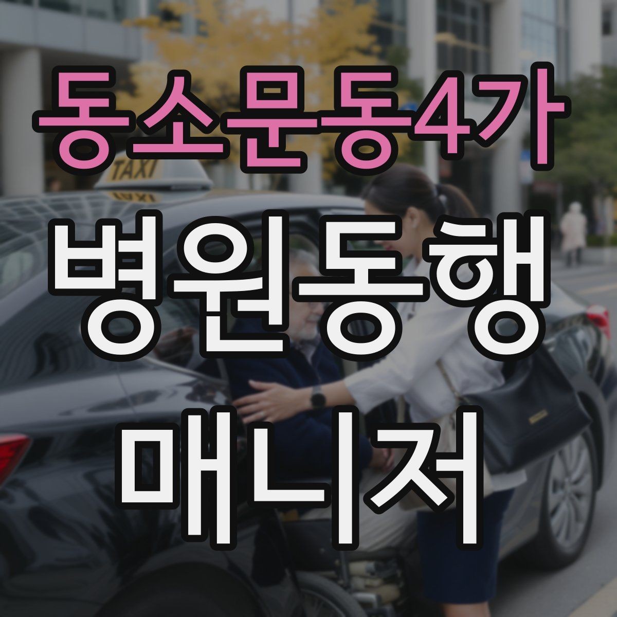 동소문동4가 병원동행매니저 자격증 병원 앱·문자 안내를 활용하는 법