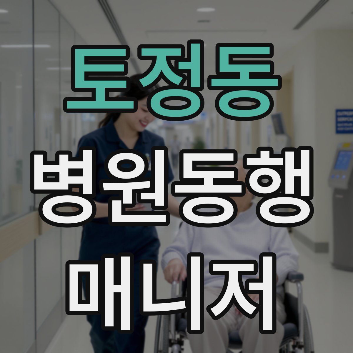 토정동 병원동행매니저 자격증