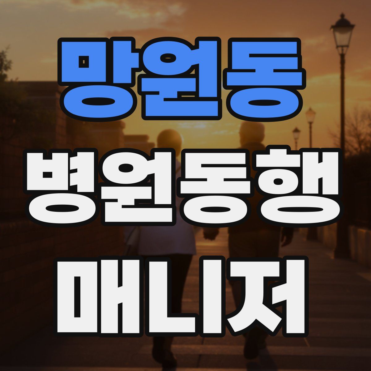 망원동 병원동행매니저 자격증