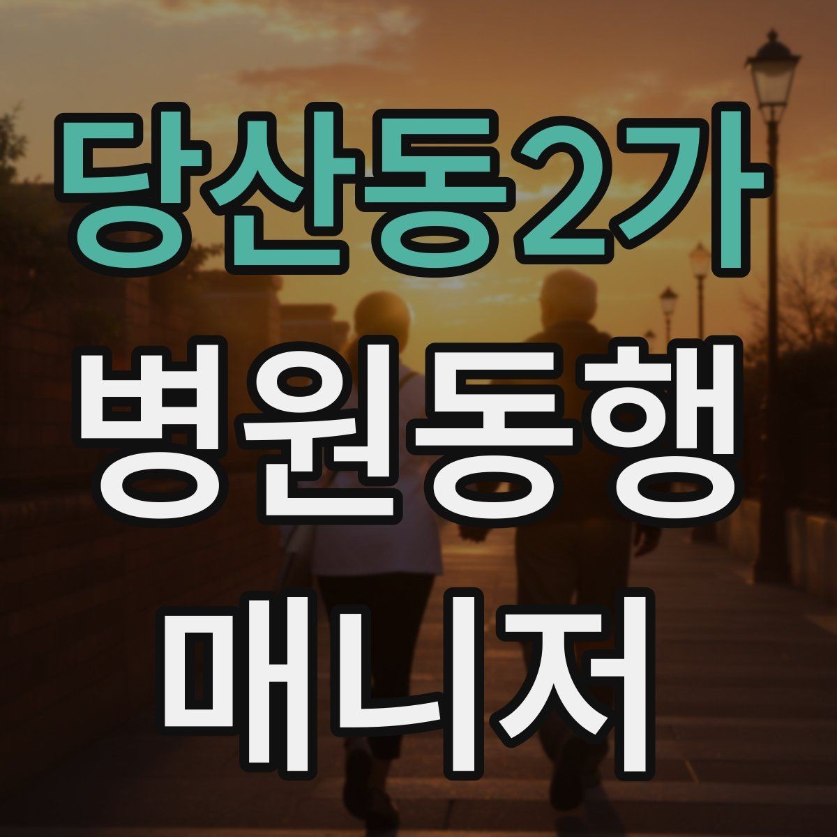 당산동2가 병원동행매니저 자격증 이동 수단을 미리 정해야 하는 이유