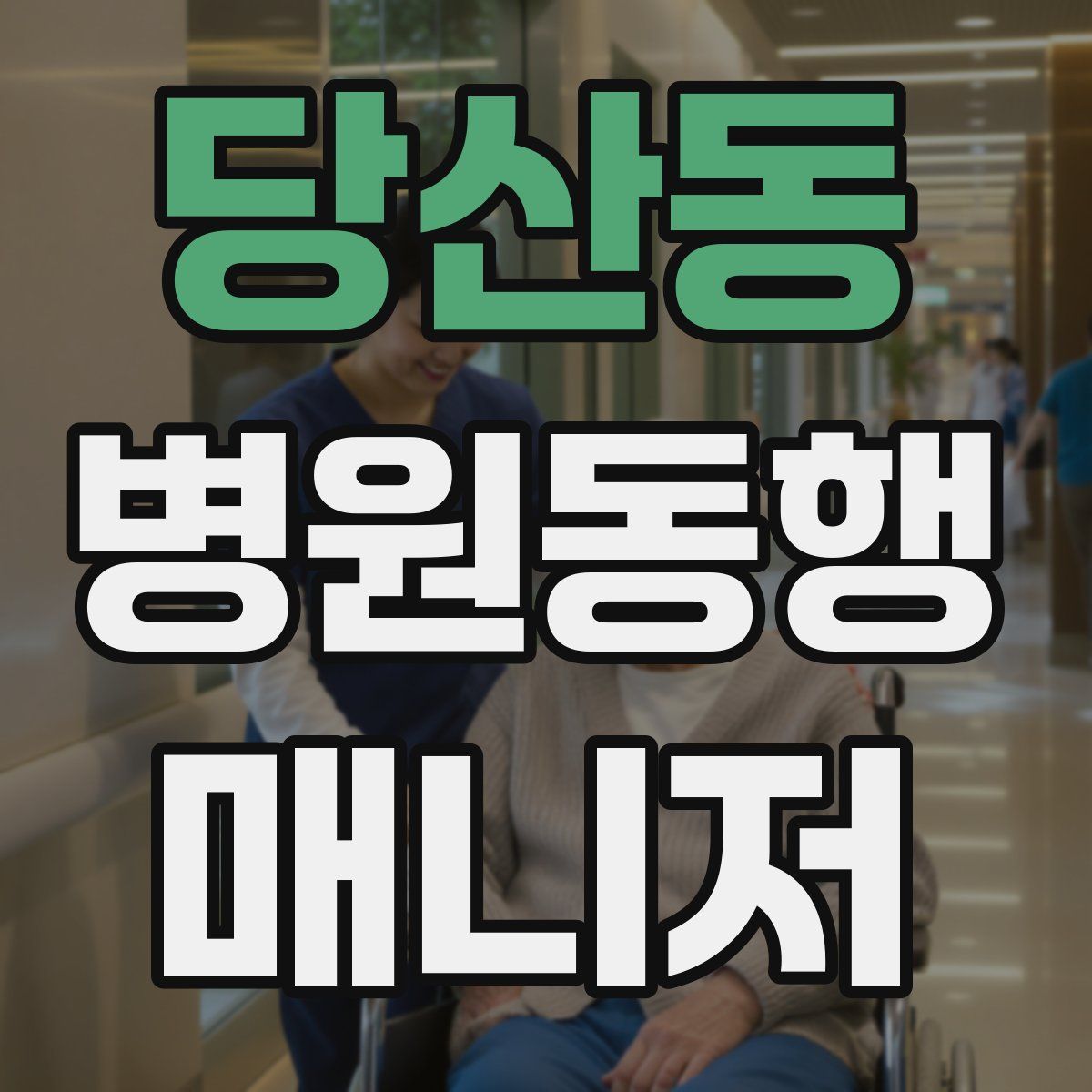 당산동 병원동행매니저 자격증