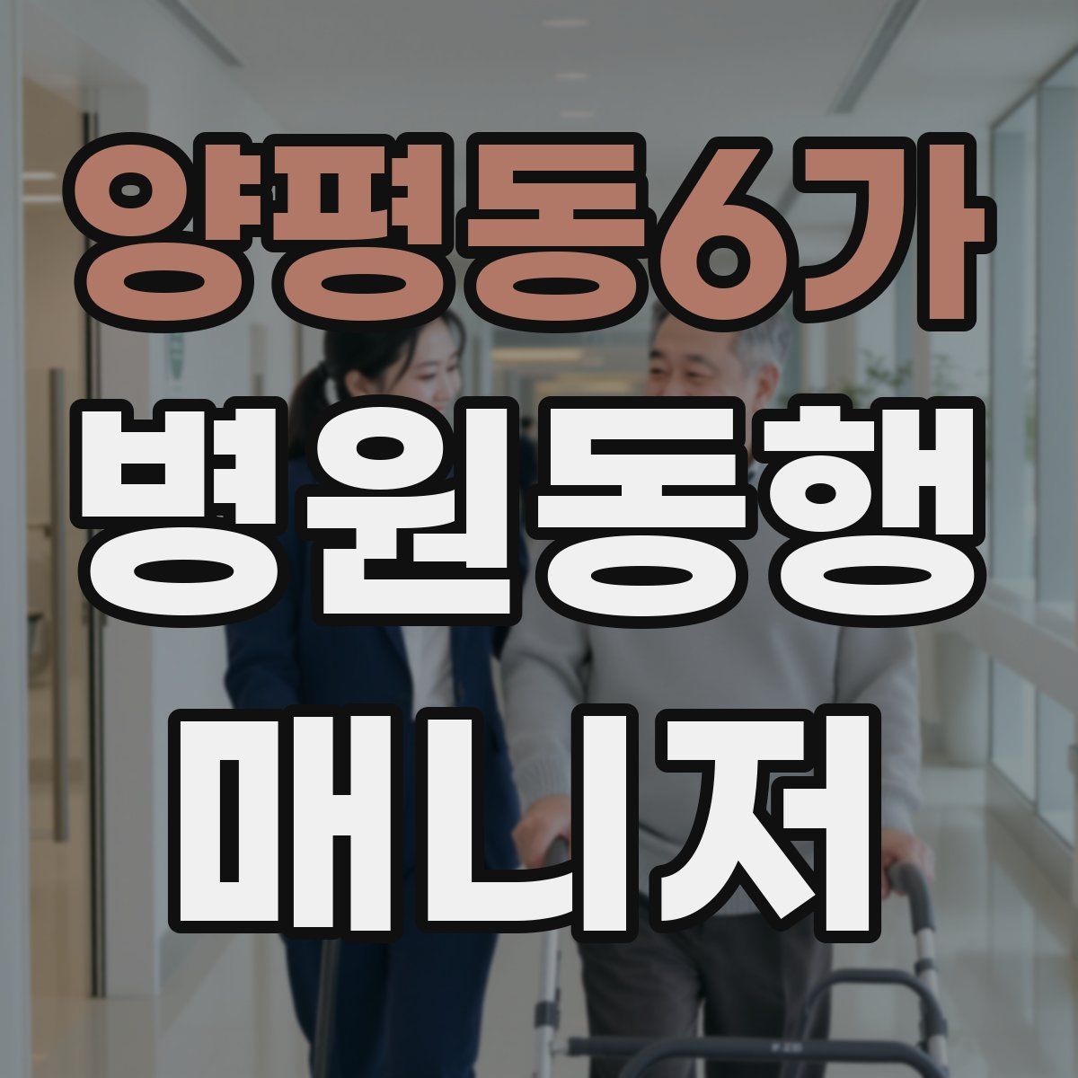 양평동6가 병원동행매니저 자격증