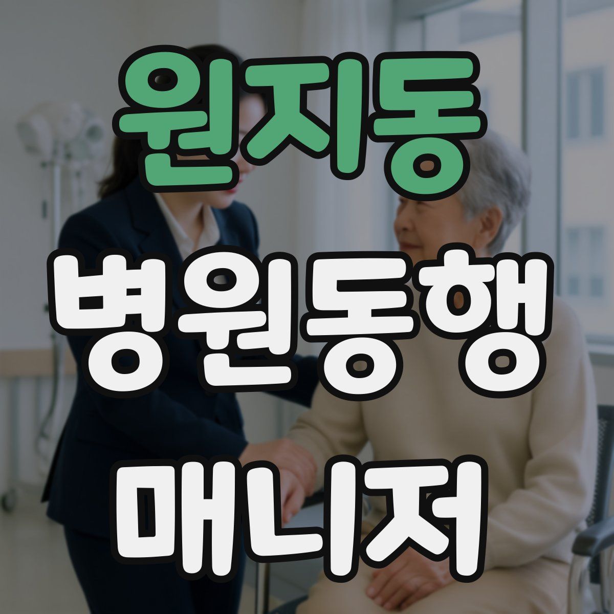 원지동 병원동행매니저 자격증