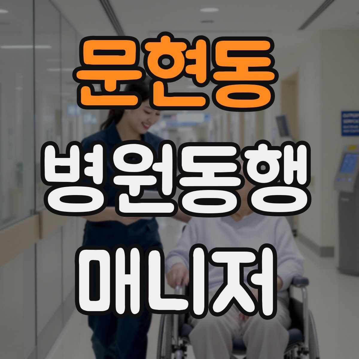 문현동 병원동행매니저 자격증