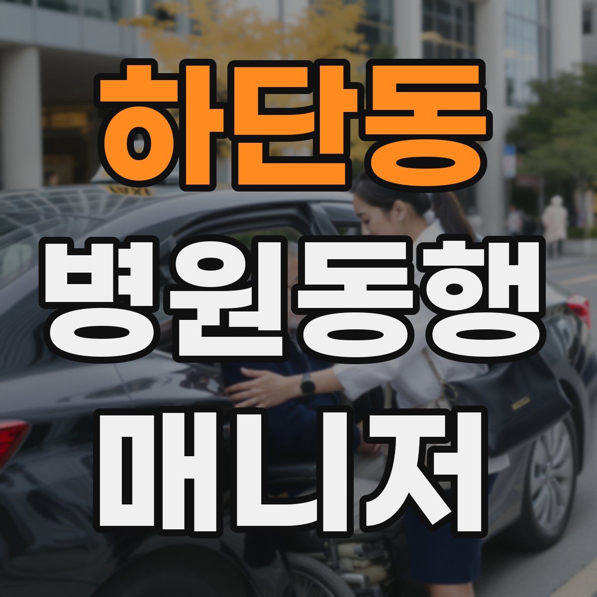 하단동 병원동행매니저 자격증