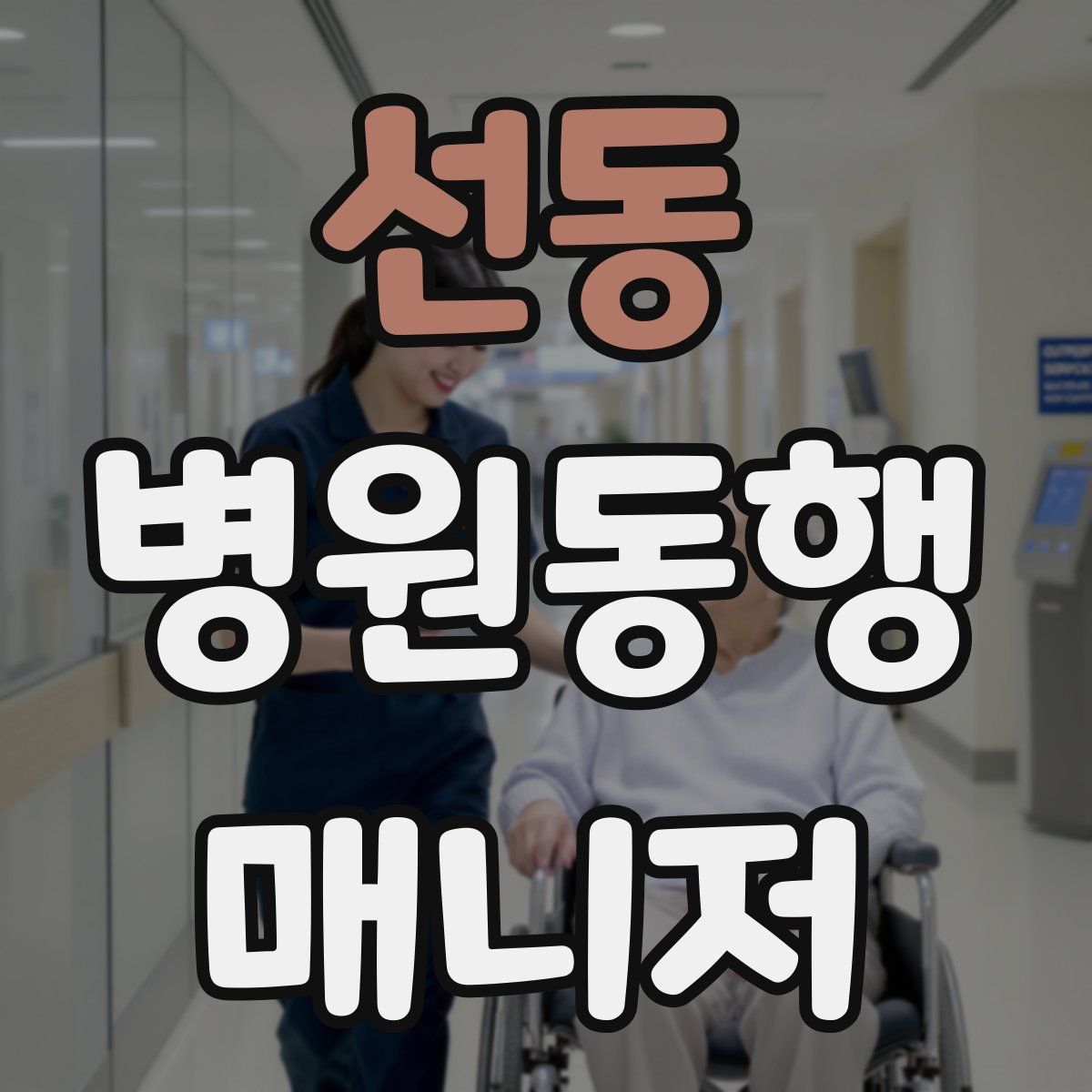 선동 병원동행매니저 자격증