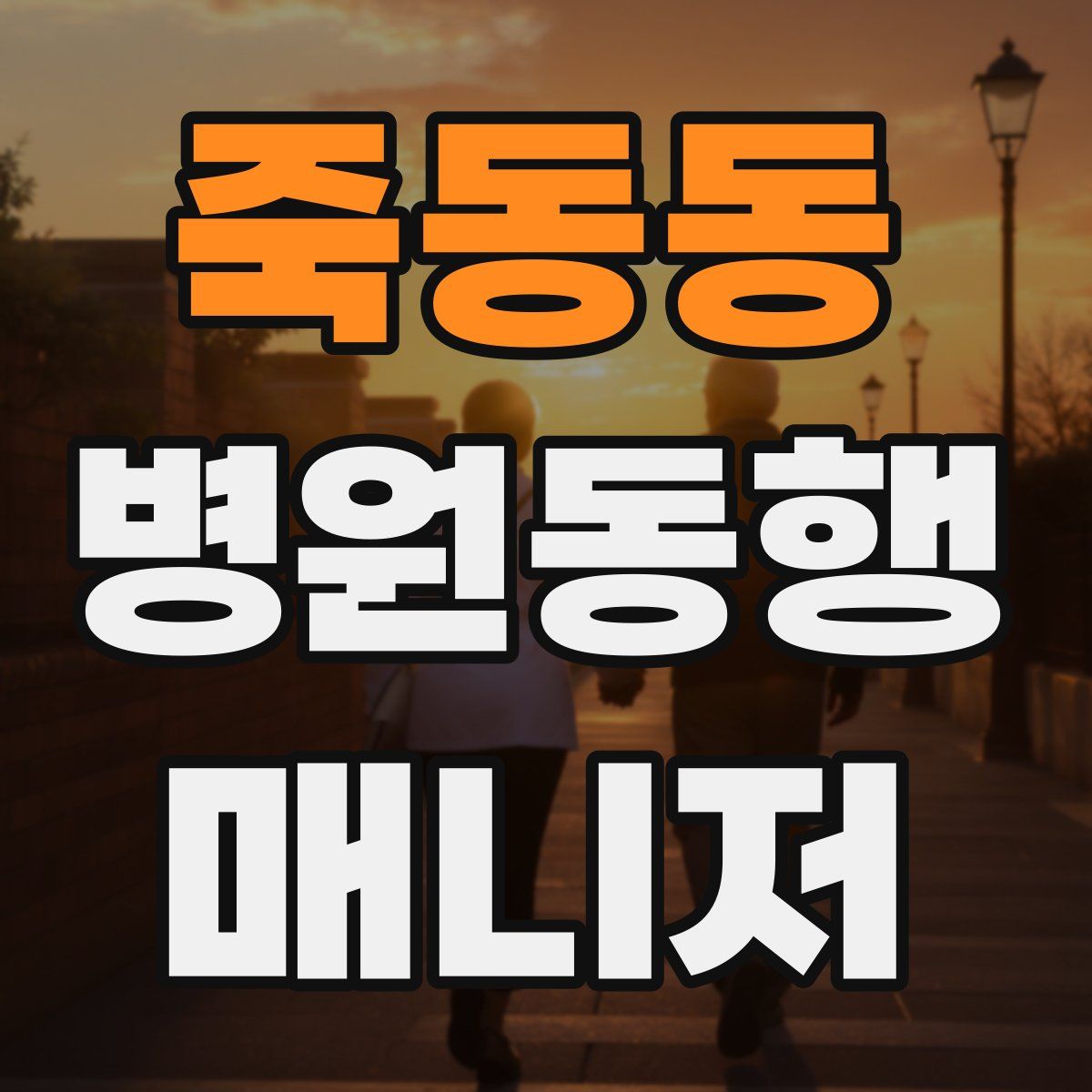 죽동동 병원동행매니저 자격증