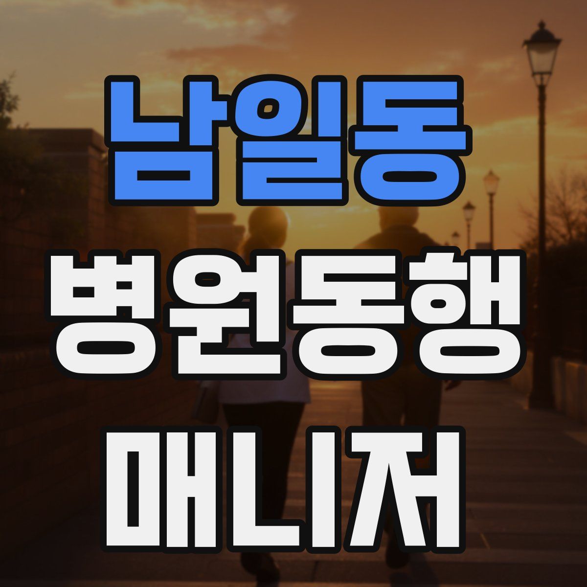 남일동 병원동행매니저 자격증